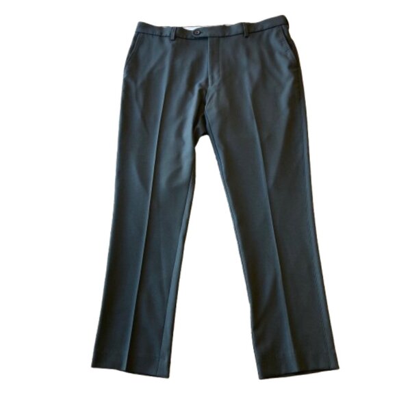 Peter Millar Flat Front Chino Trouser Pants Men's 36x30 Navy Blue EB50 - Picture 1 of 9